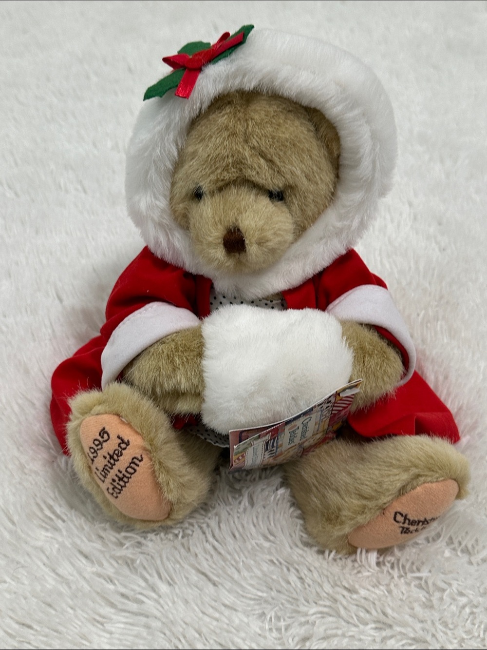🥕 12” Cherished Teddies Limited Edition Alice 1995 Collectible Plush